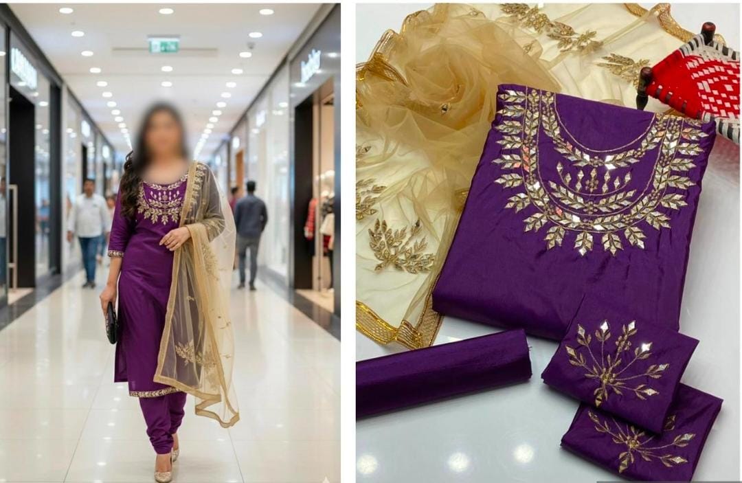 Heavy mirror work collection